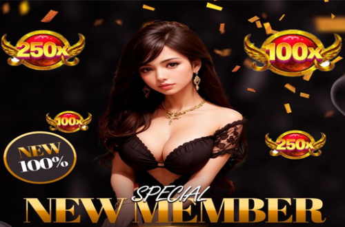 SPECIAL NEW MEMBER BONUS 100%