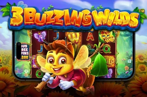 SLOT 3 Buzzing Wilds – Auto Panen Jackpot! Wild Aktif, Scatter Gampang Masuk!